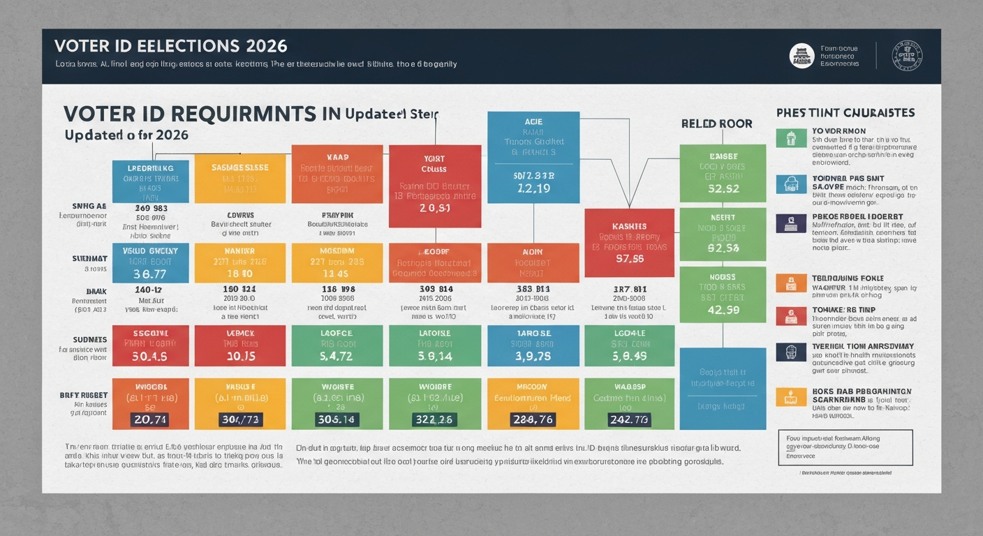 Current Voter ID Requirements By State United States 2026